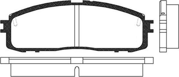 Herth+Buss Jakoparts J3612006 - Bremsbelagsatz, Scheibenbremse alexcarstop-ersatzteile.com