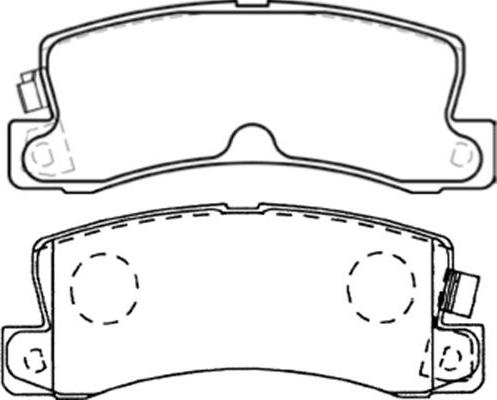 Kavo Parts BP-9059 - Bremsbelagsatz, Scheibenbremse alexcarstop-ersatzteile.com