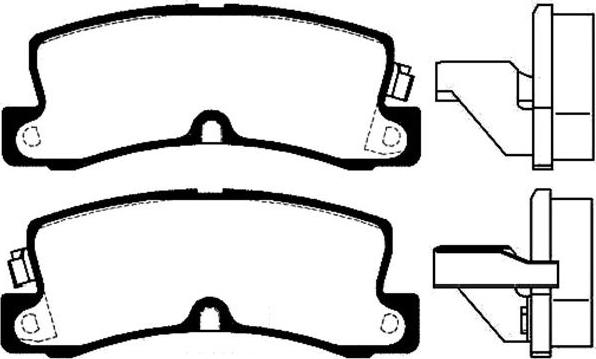 Kavo Parts BP-9050 - Bremsbelagsatz, Scheibenbremse alexcarstop-ersatzteile.com