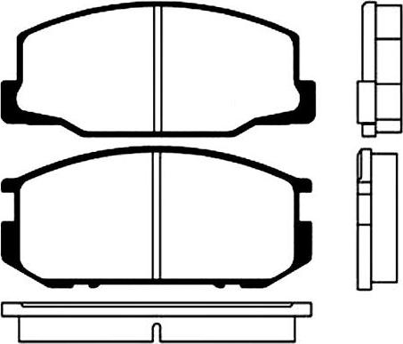 Delphi LUP456 - Bremsbelagsatz, Scheibenbremse alexcarstop-ersatzteile.com