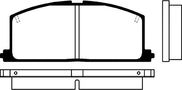 Kavo Parts BP-9005 - Bremsbelagsatz, Scheibenbremse alexcarstop-ersatzteile.com