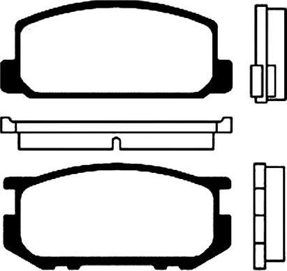 BENDIX 572214 - Bremsbelagsatz, Scheibenbremse alexcarstop-ersatzteile.com