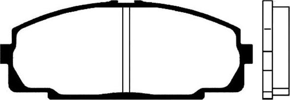 Kavo Parts BP-9011 - Bremsbelagsatz, Scheibenbremse alexcarstop-ersatzteile.com