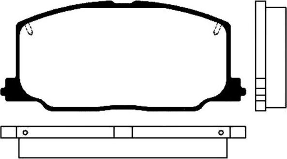 Kavo Parts BP-9012 - Bremsbelagsatz, Scheibenbremse alexcarstop-ersatzteile.com