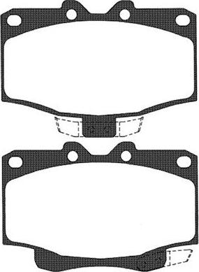 Kavo Parts BP-9038 - Bremsbelagsatz, Scheibenbremse alexcarstop-ersatzteile.com