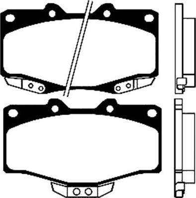 Kavo Parts BP-9025 - Bremsbelagsatz, Scheibenbremse alexcarstop-ersatzteile.com