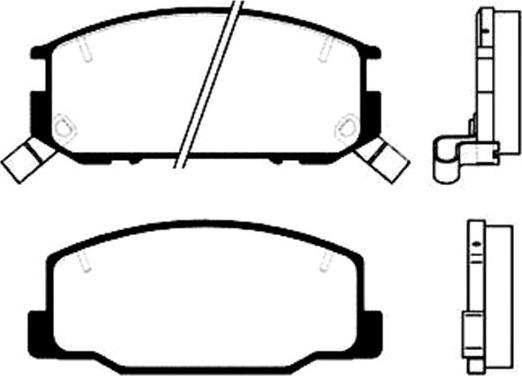 BOSCH BP435 - Bremsbelagsatz, Scheibenbremse alexcarstop-ersatzteile.com