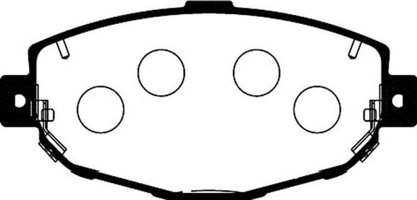 Kavo Parts BP-9075 - Bremsbelagsatz, Scheibenbremse alexcarstop-ersatzteile.com