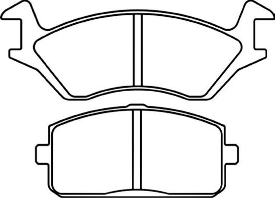 Kavo Parts BP-9078 - Bremsbelagsatz, Scheibenbremse alexcarstop-ersatzteile.com