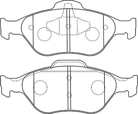 Kavo Parts BP-4567 - Bremsbelagsatz, Scheibenbremse alexcarstop-ersatzteile.com