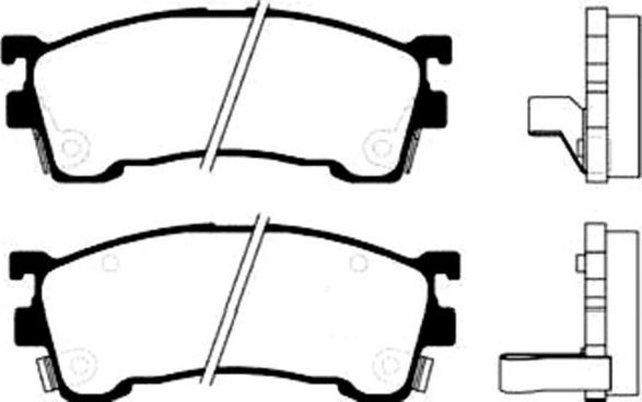 Kavo Parts BP-4520 - Bremsbelagsatz, Scheibenbremse alexcarstop-ersatzteile.com