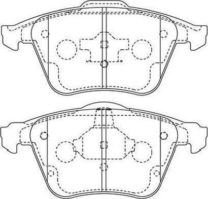 Kavo Parts BP-4579 - Bremsbelagsatz, Scheibenbremse alexcarstop-ersatzteile.com