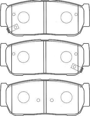 Kavo Parts BP-4019 - Bremsbelagsatz, Scheibenbremse alexcarstop-ersatzteile.com