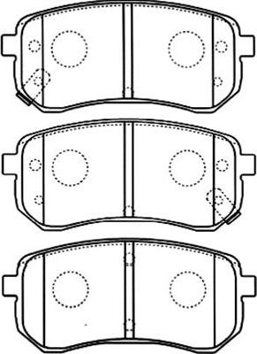 Kavo Parts BP-4014 - Bremsbelagsatz, Scheibenbremse alexcarstop-ersatzteile.com