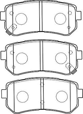 Kavo Parts BP-4018 - Bremsbelagsatz, Scheibenbremse alexcarstop-ersatzteile.com