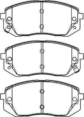 Kavo Parts BP-4021 - Bremsbelagsatz, Scheibenbremse alexcarstop-ersatzteile.com