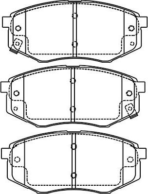 Kavo Parts BP-4027 - Bremsbelagsatz, Scheibenbremse alexcarstop-ersatzteile.com