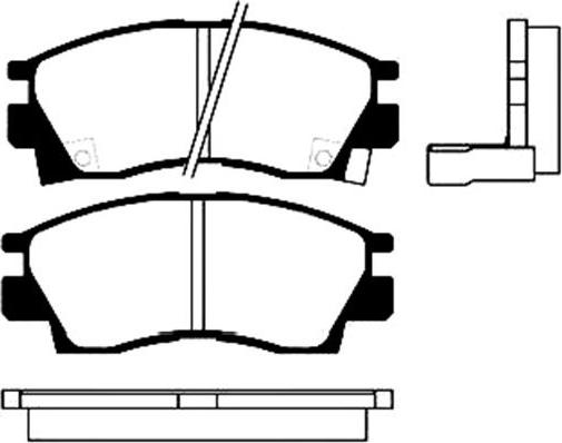 Simer 675 - Bremsbelagsatz, Scheibenbremse alexcarstop-ersatzteile.com