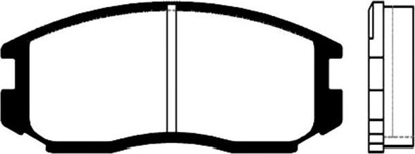 Kavo Parts BP-5514 - Bremsbelagsatz, Scheibenbremse alexcarstop-ersatzteile.com