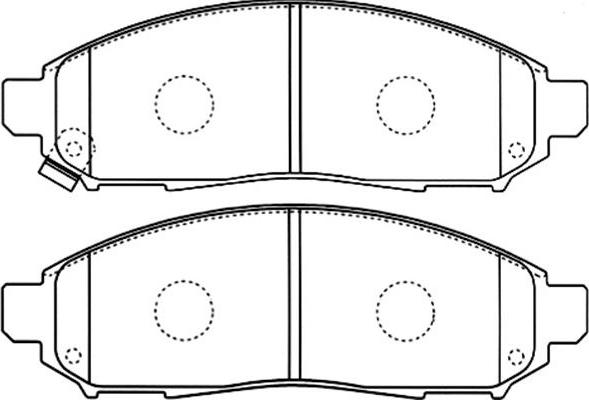 Kavo Parts BP-6594 - Bremsbelagsatz, Scheibenbremse alexcarstop-ersatzteile.com