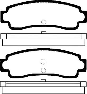 OEMparts MP-2214 - Bremsbelagsatz, Scheibenbremse alexcarstop-ersatzteile.com