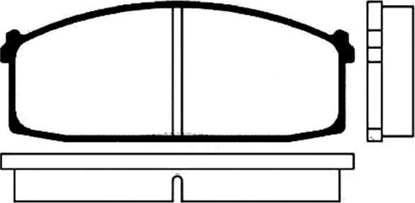 Kavo Parts BP-6501 - Bremsbelagsatz, Scheibenbremse alexcarstop-ersatzteile.com