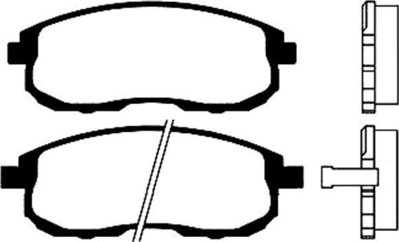 Kavo Parts BP-6517 - Bremsbelagsatz, Scheibenbremse alexcarstop-ersatzteile.com