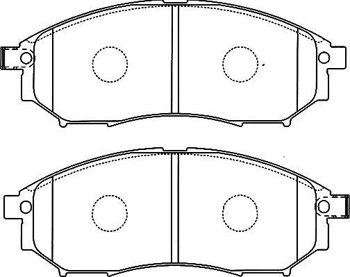 Kavo Parts BP-6583 - Bremsbelagsatz, Scheibenbremse alexcarstop-ersatzteile.com