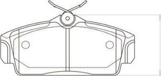 Kavo Parts BP-6535 - Bremsbelagsatz, Scheibenbremse alexcarstop-ersatzteile.com