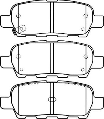 Kavo Parts BP-6571 - Bremsbelagsatz, Scheibenbremse alexcarstop-ersatzteile.com