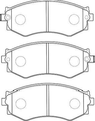 Kavo Parts BP-6604 - Bremsbelagsatz, Scheibenbremse alexcarstop-ersatzteile.com