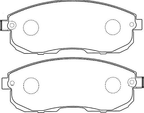 Kavo Parts BP-6602 - Bremsbelagsatz, Scheibenbremse alexcarstop-ersatzteile.com