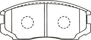 Kavo Parts BP-1515 - Bremsbelagsatz, Scheibenbremse alexcarstop-ersatzteile.com