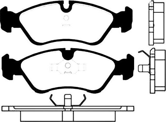 Kavo Parts BP-1001 - Bremsbelagsatz, Scheibenbremse alexcarstop-ersatzteile.com