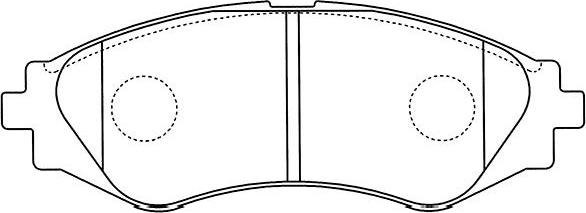 Kavo Parts BP-1011 - Bremsbelagsatz, Scheibenbremse alexcarstop-ersatzteile.com