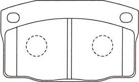 Kavo Parts BP-1024 - Bremsbelagsatz, Scheibenbremse alexcarstop-ersatzteile.com