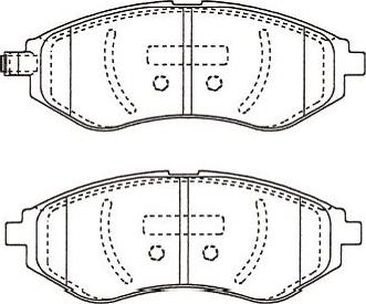 Kavo Parts BP-1021 - Bremsbelagsatz, Scheibenbremse alexcarstop-ersatzteile.com