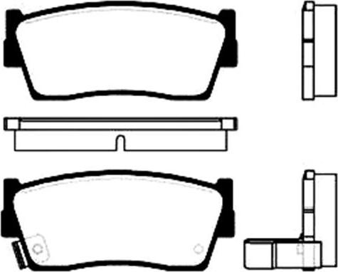 Kavo Parts BP-8505 - Bremsbelagsatz, Scheibenbremse alexcarstop-ersatzteile.com