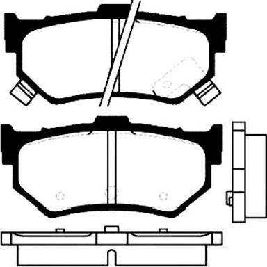 Havam HP 2595T - Bremsbelagsatz, Scheibenbremse alexcarstop-ersatzteile.com