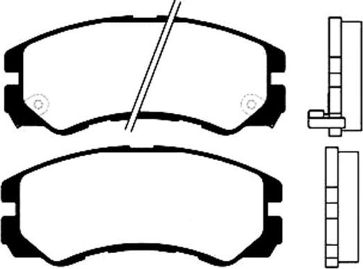 Kavo Parts BP-3501 - Bremsbelagsatz, Scheibenbremse alexcarstop-ersatzteile.com