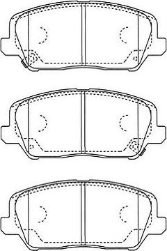 Kavo Parts BP-3049 - Bremsbelagsatz, Scheibenbremse alexcarstop-ersatzteile.com