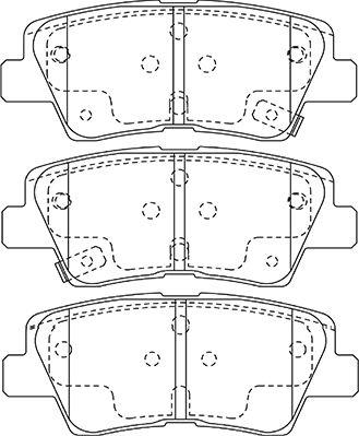 Kavo Parts BP-3048 - Bremsbelagsatz, Scheibenbremse alexcarstop-ersatzteile.com