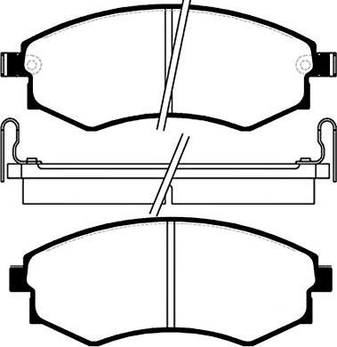 Lucas Electrical GDB7521 - Bremsbelagsatz, Scheibenbremse alexcarstop-ersatzteile.com