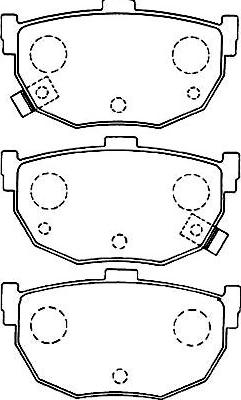 Kavo Parts BP-3017 - Bremsbelagsatz, Scheibenbremse alexcarstop-ersatzteile.com