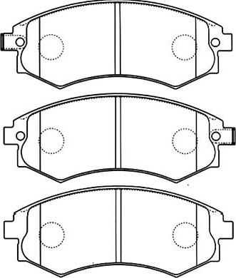 Kavo Parts BP-3025 - Bremsbelagsatz, Scheibenbremse alexcarstop-ersatzteile.com