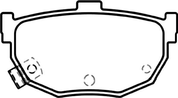 Kavo Parts BP-3026 - Bremsbelagsatz, Scheibenbremse alexcarstop-ersatzteile.com