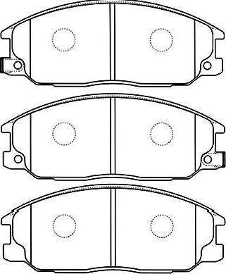 Kavo Parts BP-3028 - Bremsbelagsatz, Scheibenbremse alexcarstop-ersatzteile.com