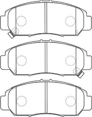 Kavo Parts BP-2044 - Bremsbelagsatz, Scheibenbremse alexcarstop-ersatzteile.com