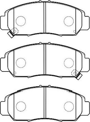 Kavo Parts BP-2047 - Bremsbelagsatz, Scheibenbremse alexcarstop-ersatzteile.com