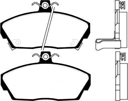 Kavo Parts BP-2025 - Bremsbelagsatz, Scheibenbremse alexcarstop-ersatzteile.com